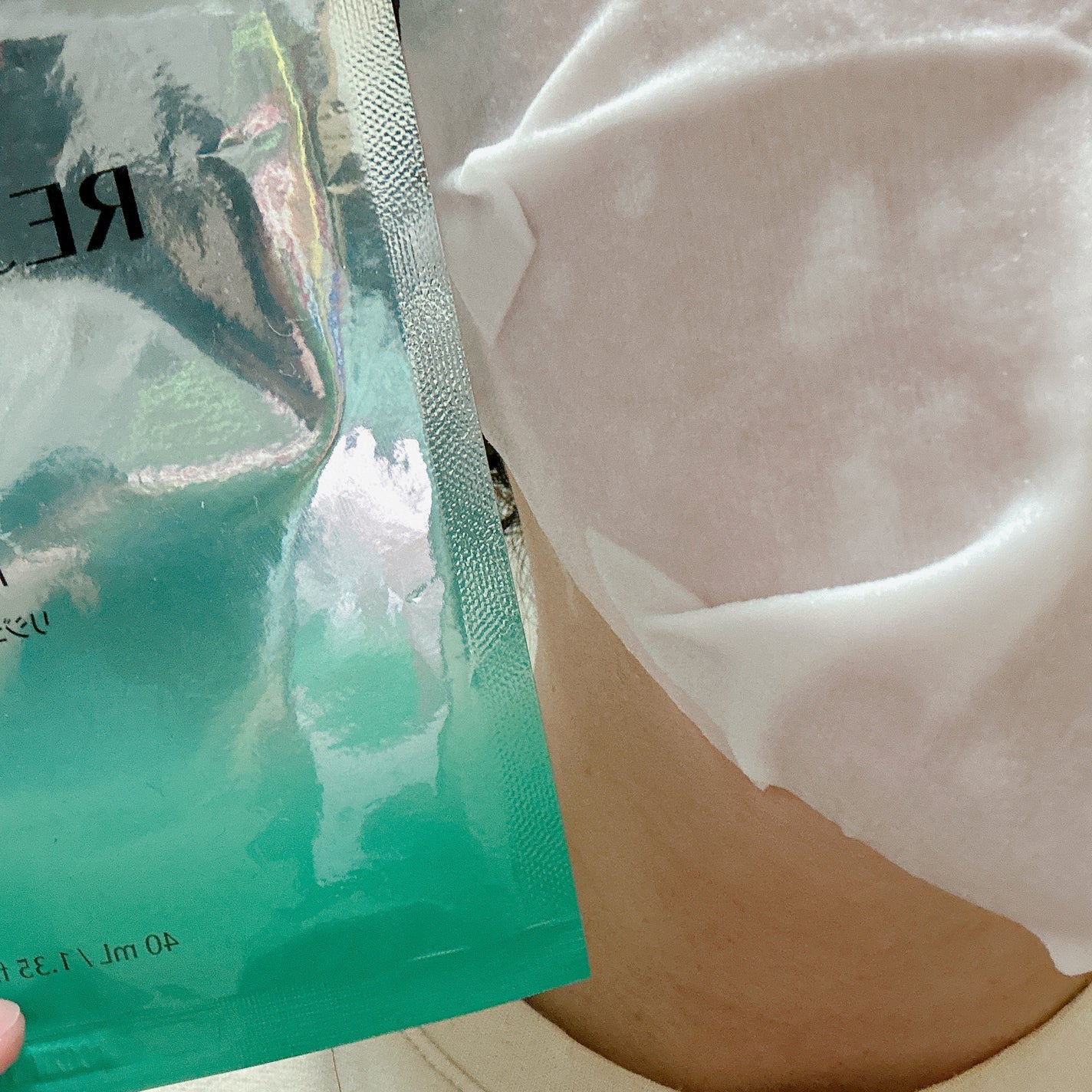 モイスチャーフェイスマスク/REJURAN COSMETICS/シートマスク・パックを使ったクチコミ(4枚目)