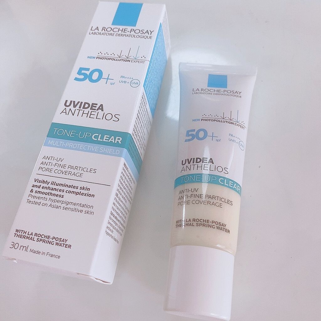 UVイデア XL プロテクショントーンアップ クリア/ラ ロッシュ ポゼ/化粧下地を使ったクチコミ（1枚目）