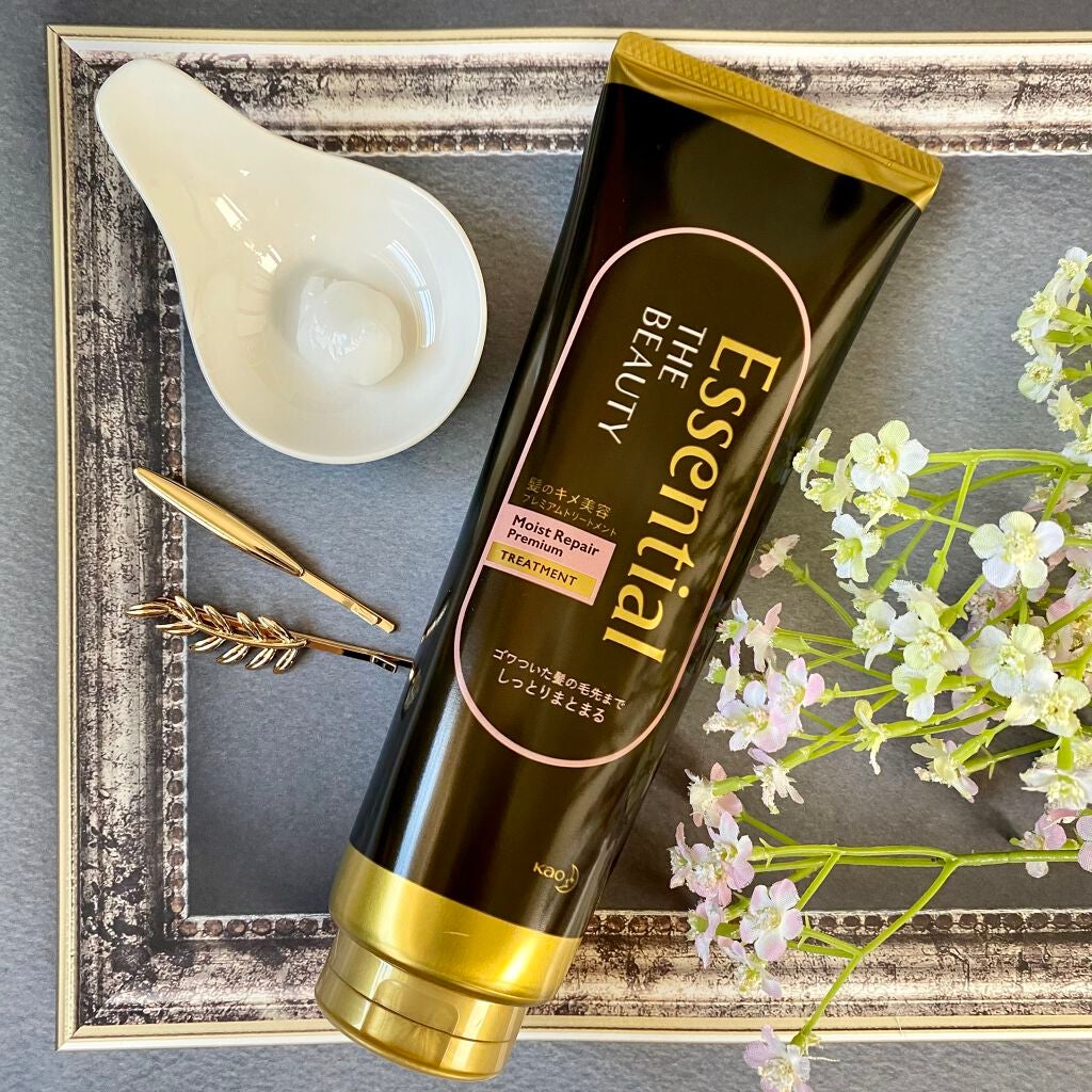 THE BEAUTY 髪のキメ美容プレミアムトリートメント<モイストリペアプレミアム>/エッセンシャル/洗い流すヘアトリートメントを使ったクチコミ(1枚目)