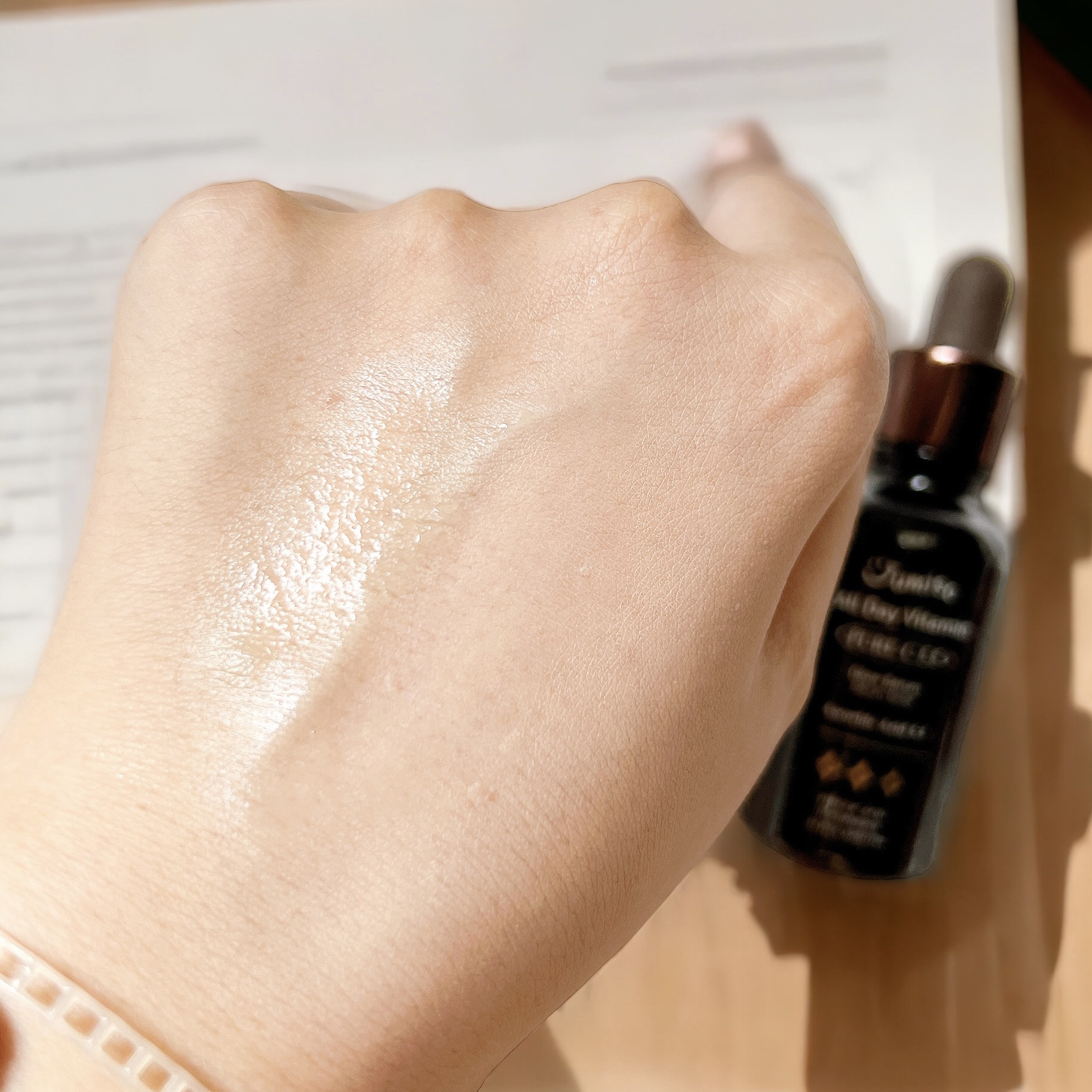 オールデイビタミンブライトニング＆バランシングフェイシャルセラム/JUMISO/美容液を使ったクチコミ（3枚目）