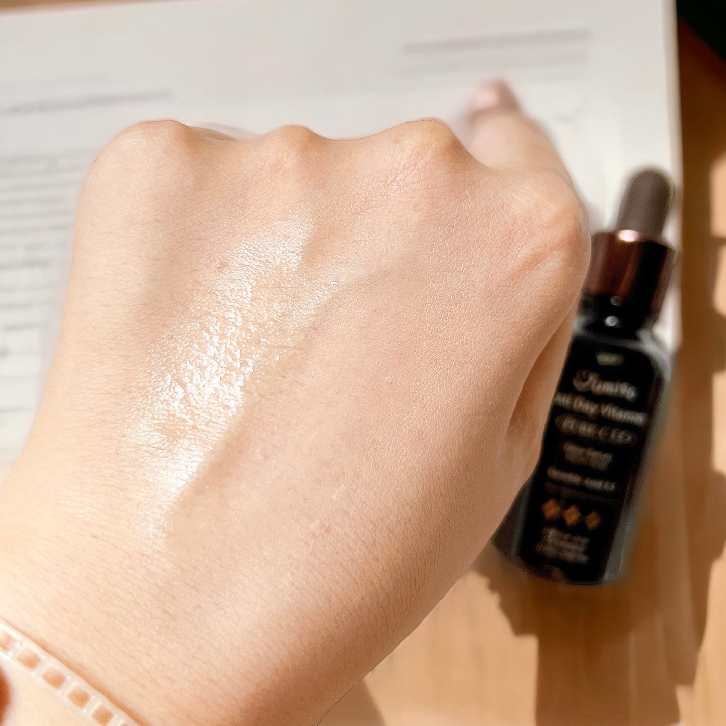 オールデイビタミンブライトニング&バランシングフェイシャルセラム/JUMISO/美容液を使ったクチコミ(3枚目)