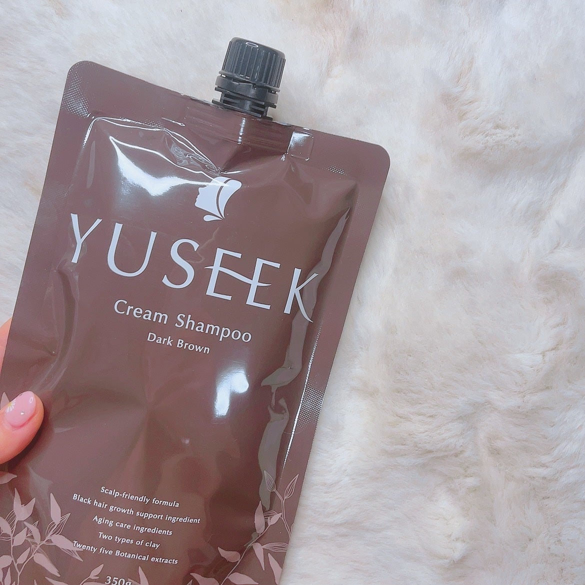 YUSEEK Cream Shampoo ダークブラウン 350g 2個セット ヘアケア YUSEEK Cream Shampoo ダークブラウン 350g 2個セット ヘアケア
