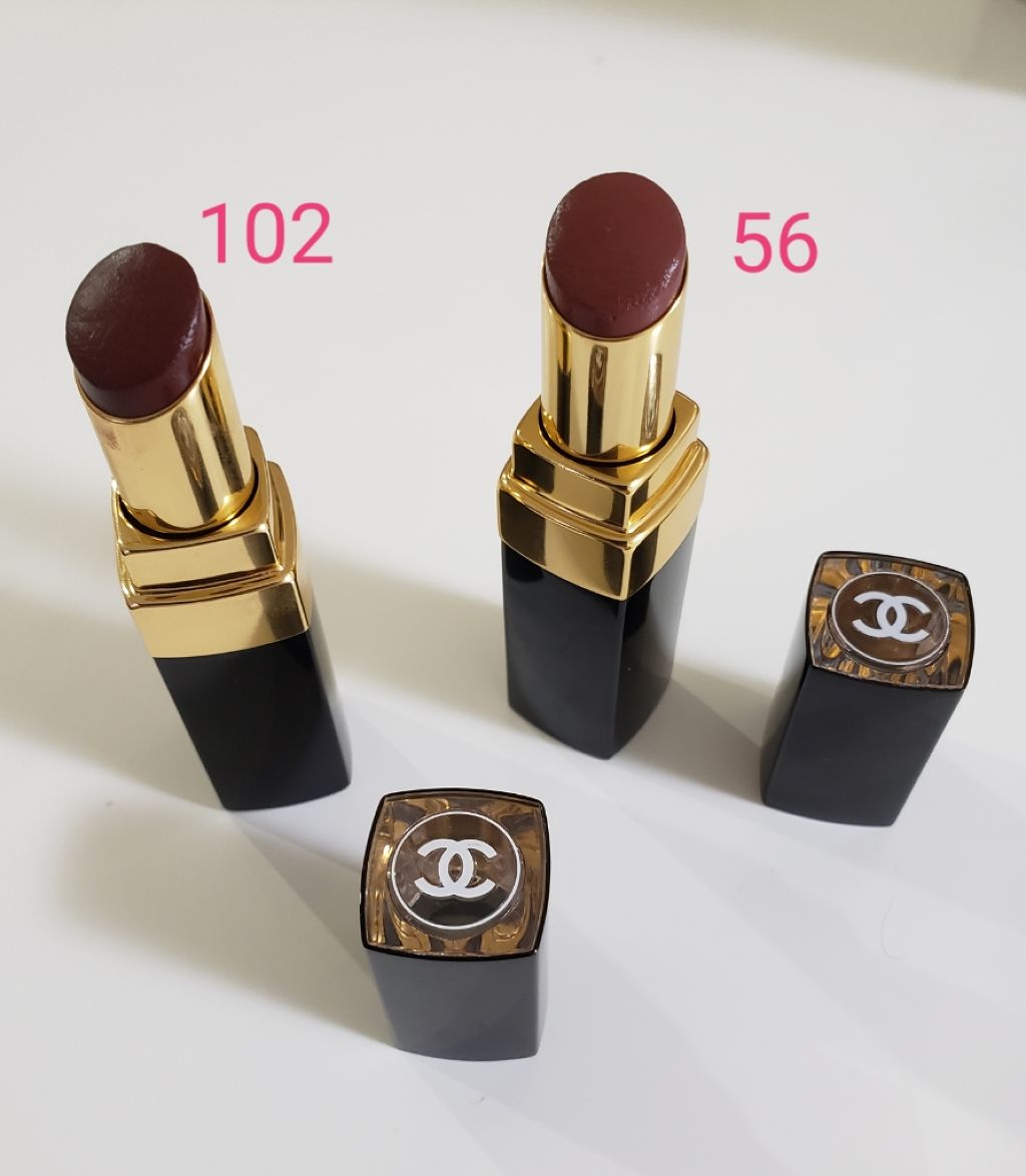 ルージュ ココ フラッシュ 102 ヌワール モデルヌ/CHANEL/口紅を使ったクチコミ（1枚目）