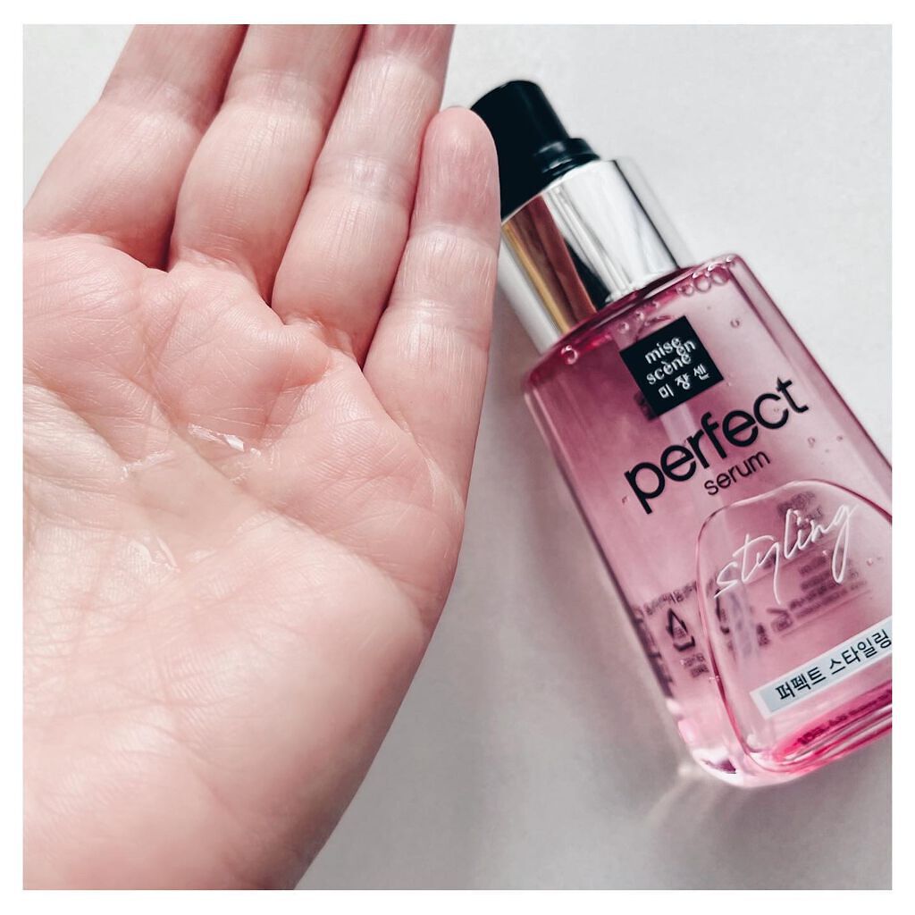 スタイリングセラム/miseenscene/ヘアオイルを使ったクチコミ(3枚目)