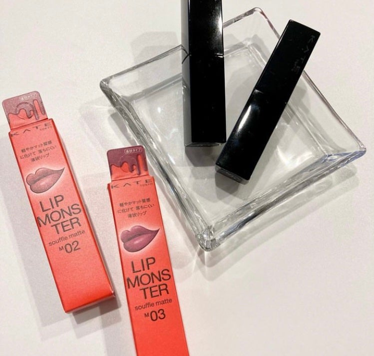 リップモンスター スフレマット/KATE/口紅を使ったクチコミ(2枚目)