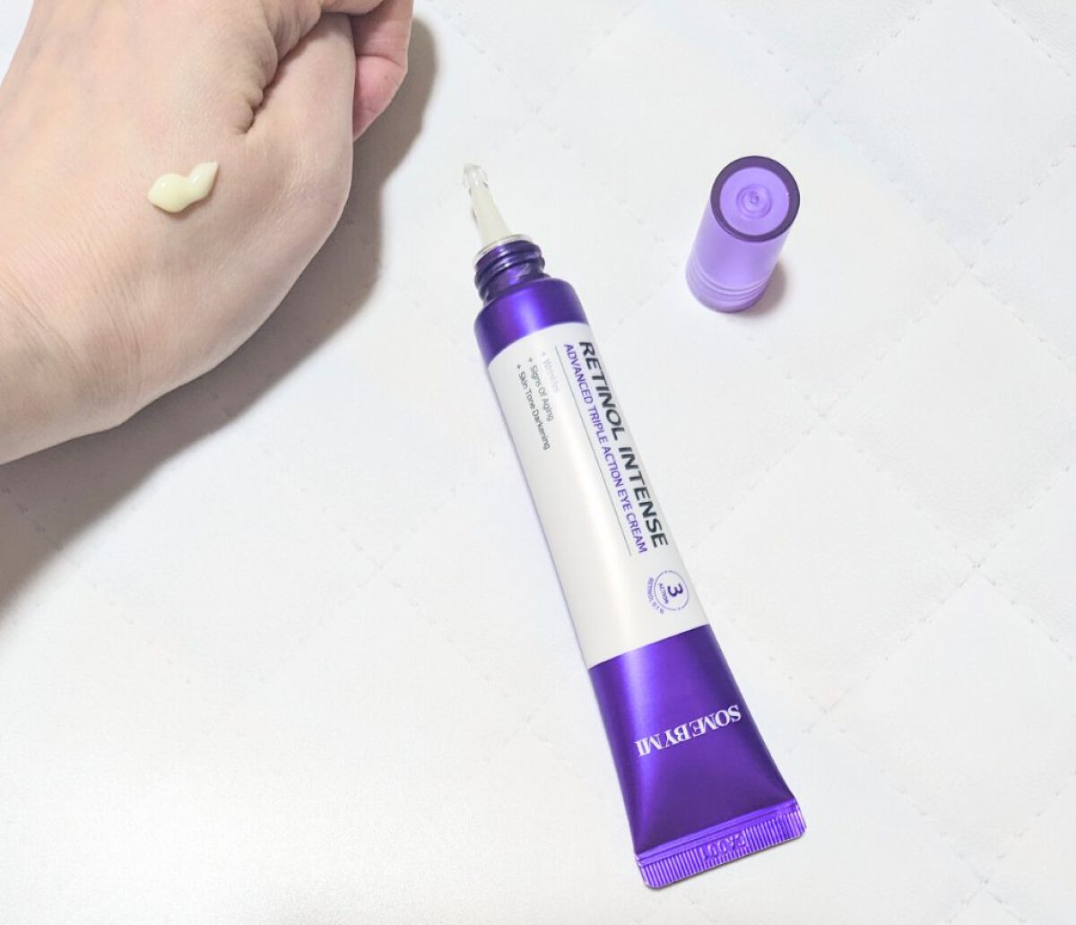 レチノールインテンシブ アドバンスドトリプルアクションアイクリーム/SOME BY MI/アイケア・アイクリームを使ったクチコミ（2枚目）