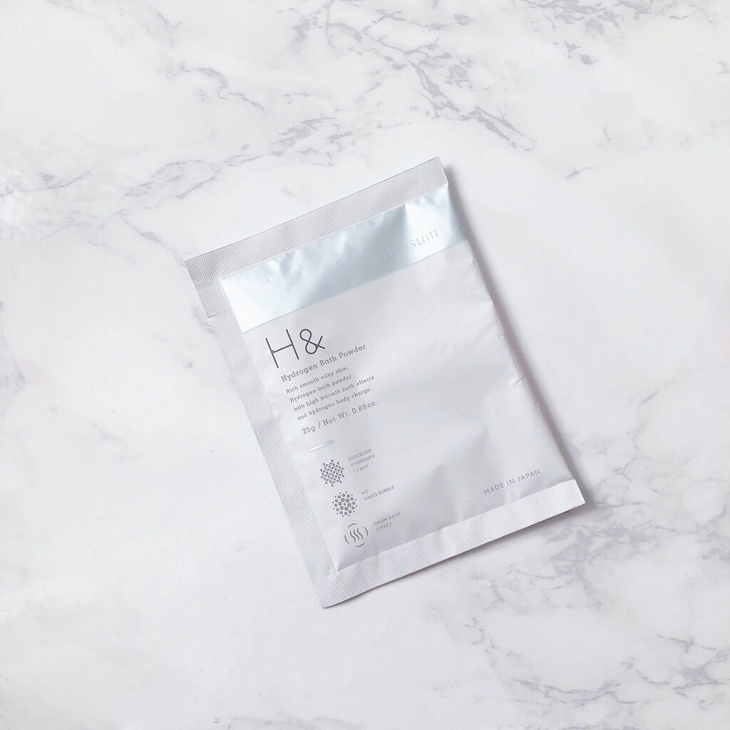 アッシュアンド 水素入浴剤/H&/無機塩系入浴剤を使ったクチコミ（1枚目）