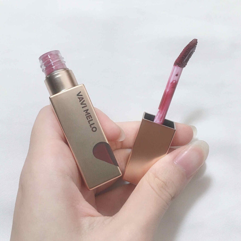 ハートウィンドウリップティントベルベットタイプ/VAVI MELLO/口紅を使ったクチコミ(3枚目)