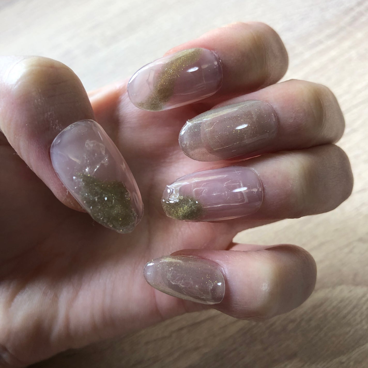 ジェルネイル(ライト対応)/セリア/ジェルネイルを使ったクチコミ(2枚目)