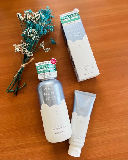 ホワイトマウス デンタルヘルス トゥースペースト マイルドソルティミント/ホワイトマウス/歯磨き粉を使ったクチコミ(1枚目)