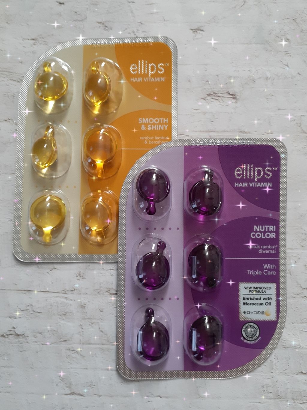 ヘアーオイル【ニュートリカラー】/ellips/ヘアオイルを使ったクチコミ（1枚目）