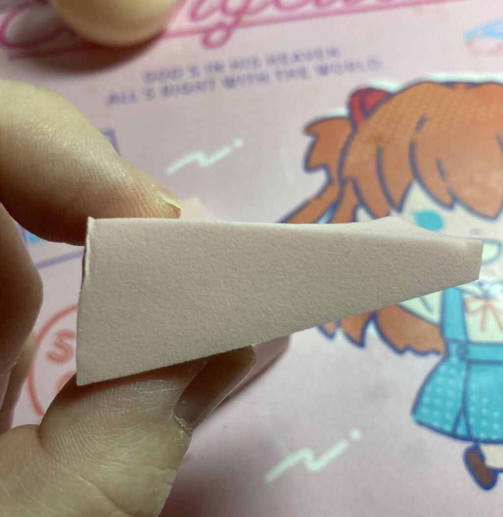 メイクアップスポンジバリューパック13P ウェッジ/DAISO/パフ・スポンジを使ったクチコミ（3枚目）