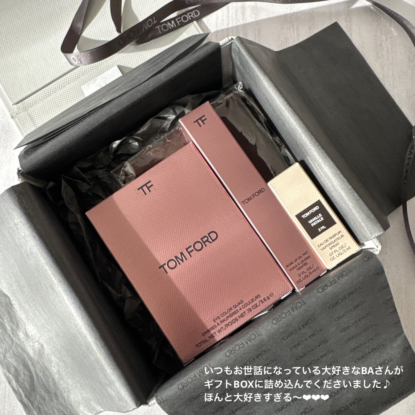 ローズ リップ オイル ティント/TOM FORD BEAUTY/リップティントを使ったクチコミ(9枚目)