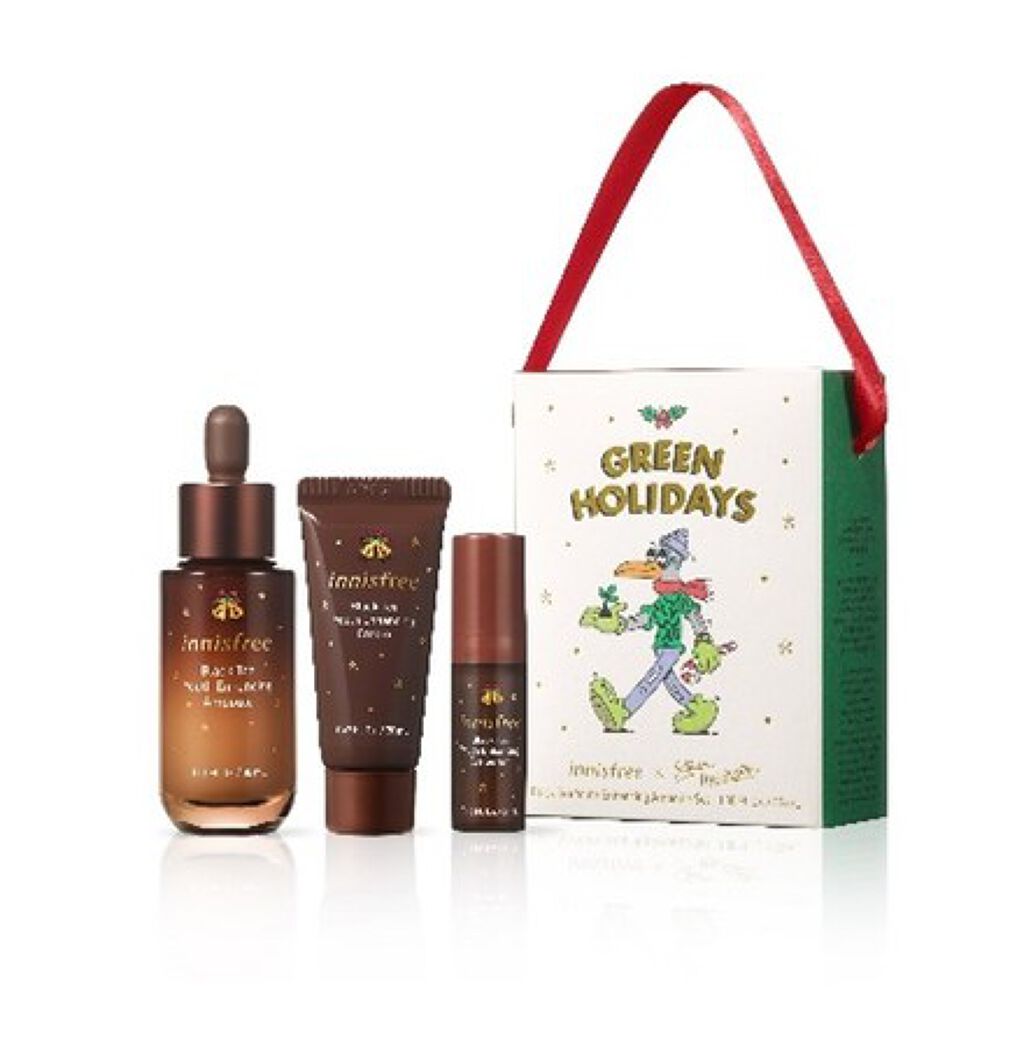 ブラックティー ユース セラム スペシャルセット 2021 Green Holidays Edition innisfree