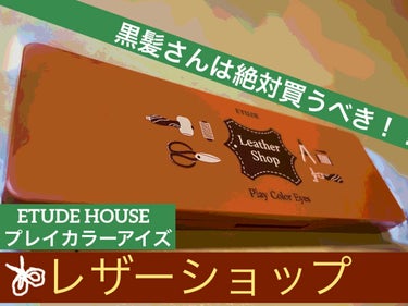 プレイカラー アイシャドウ レザーショップ/ETUDE/アイシャドウパレットを使ったクチコミ（1枚目）