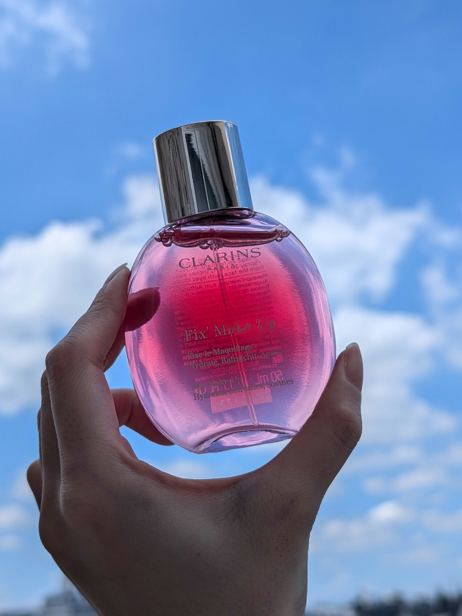 フィックス メイクアップ 30ml/CLARINS/ミスト状化粧水を使ったクチコミ（1枚目）