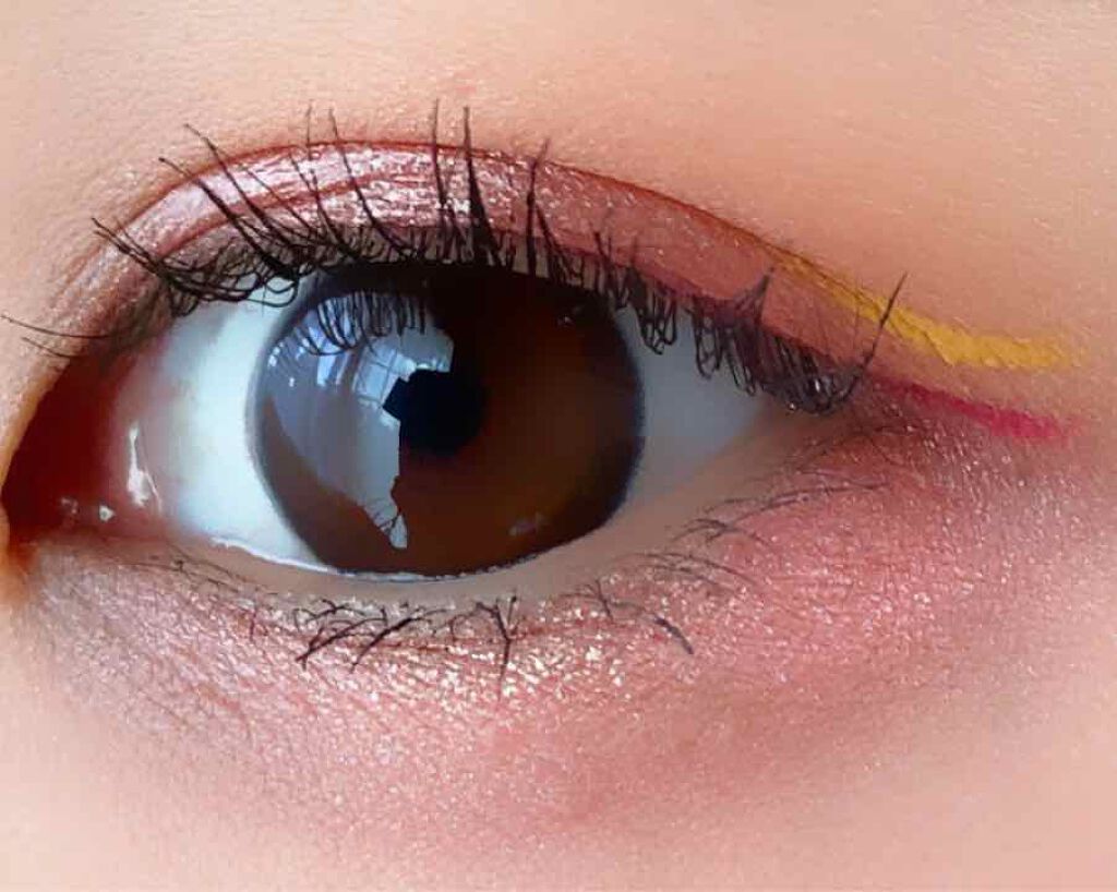 スマイルハート カラージェルアイライナー/FLORTTE/ジェルアイライナーを使ったクチコミ（2枚目）