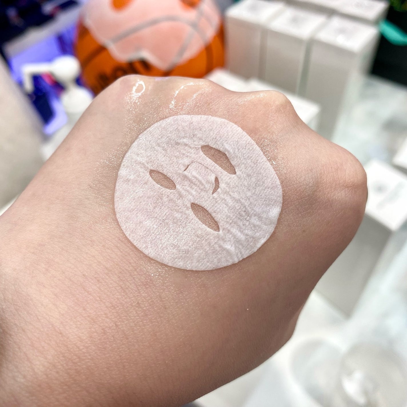 雪蓮(スノーロータス)スノーホワイトマスク/DR PLANT/シートマスク・パックを使ったクチコミ(3枚目)