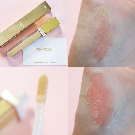 TOM FORD BEAUTY サンラスト リップのクチコミ「好きなリップグロスは?と聞かれたらまず頭に思い浮かぶのがトムフォードビューティのグロスリュクス.....」(2枚目)