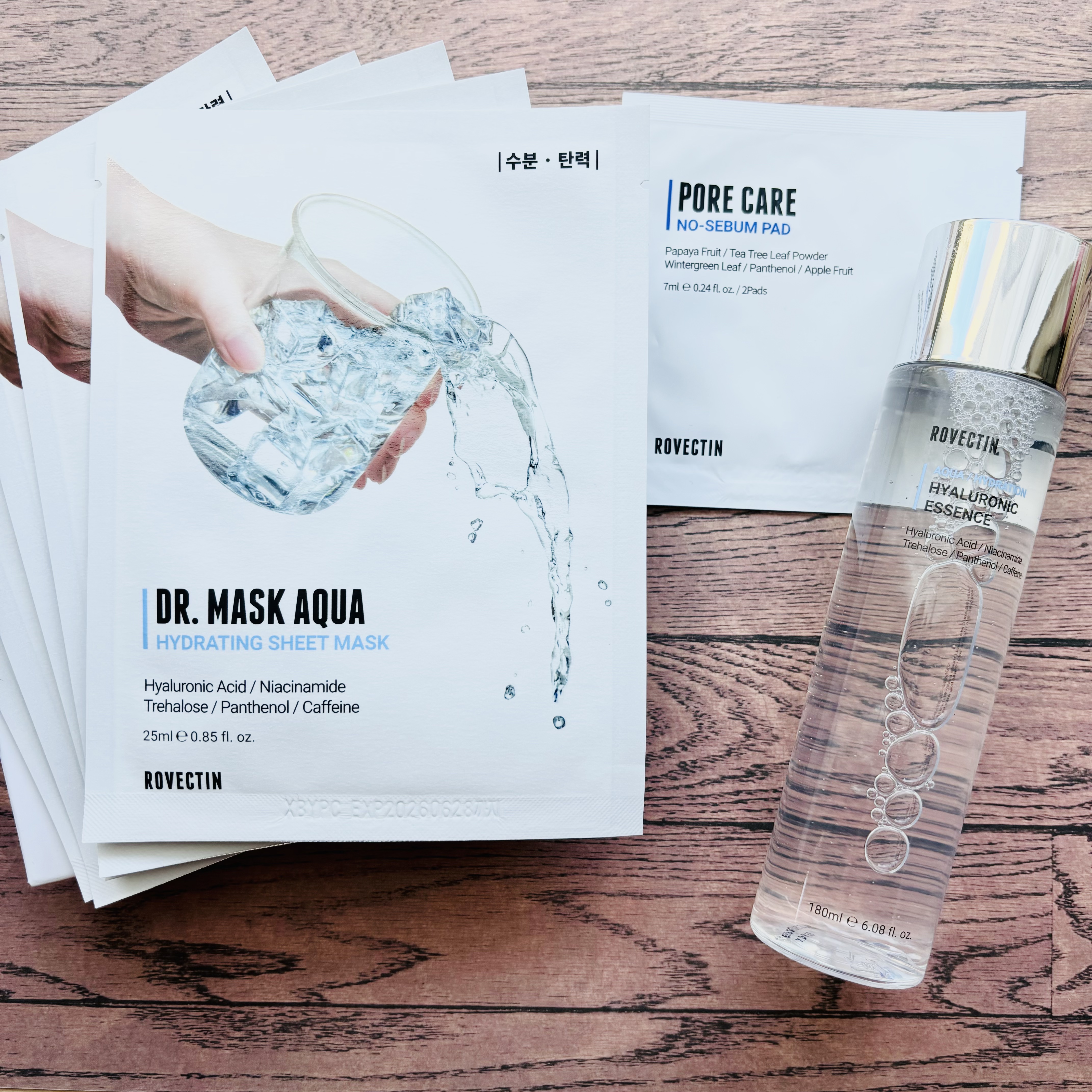 ロベクチン様より
‎𓊆アクアヒアルロニックエッセンス𓊇
‎𓊆ポアケアノーセバムパッド𓊇‎
𓊆 ドクターマスクアクア
ハイドレイティングシートマスク𓊇
をご提供いただきました🤍

韓国のスキンケアブランド「ロベクチン」

肌のバ