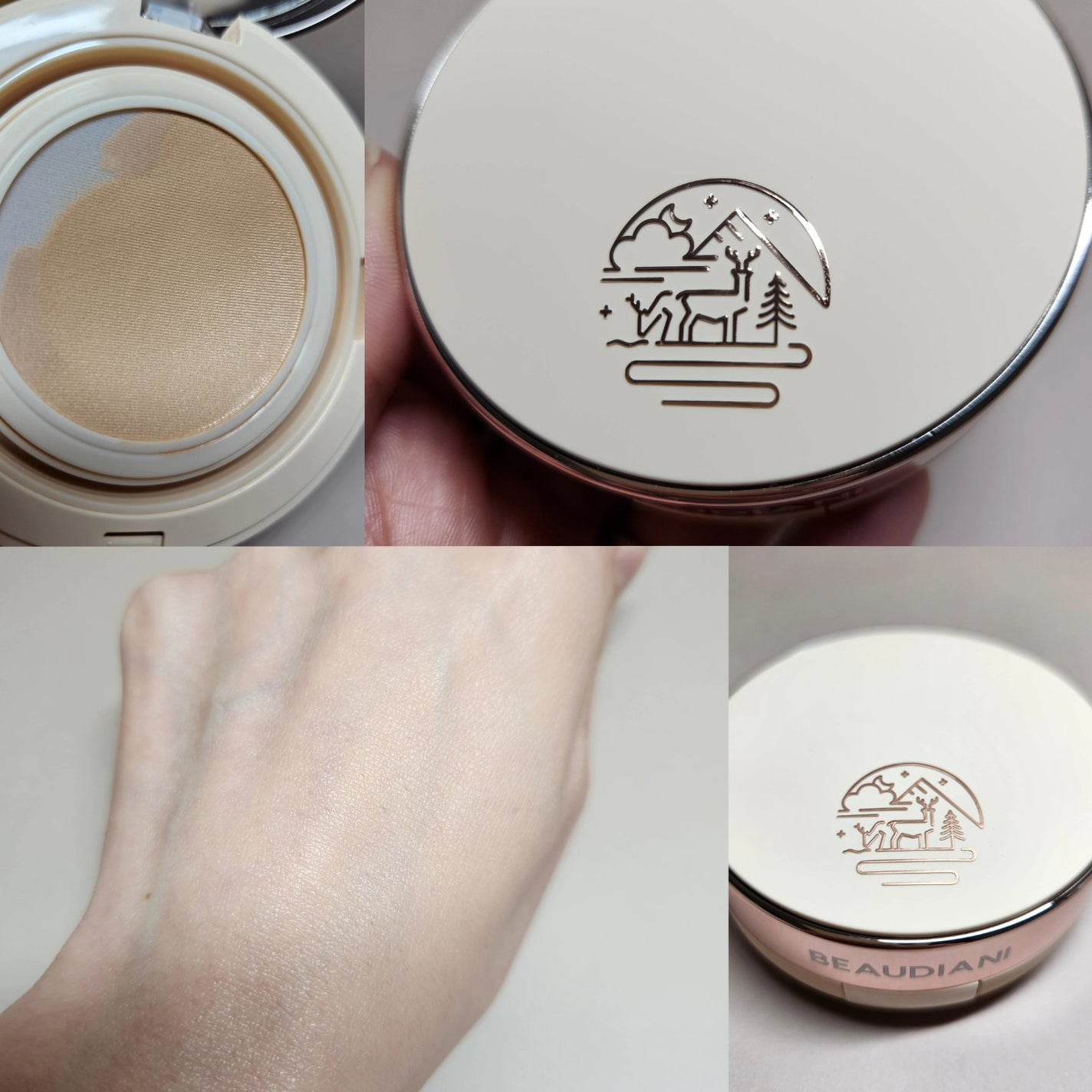 メッシュタイトアップクッション/BEAUDIANI/クッションファンデーションを使ったクチコミ(1枚目)