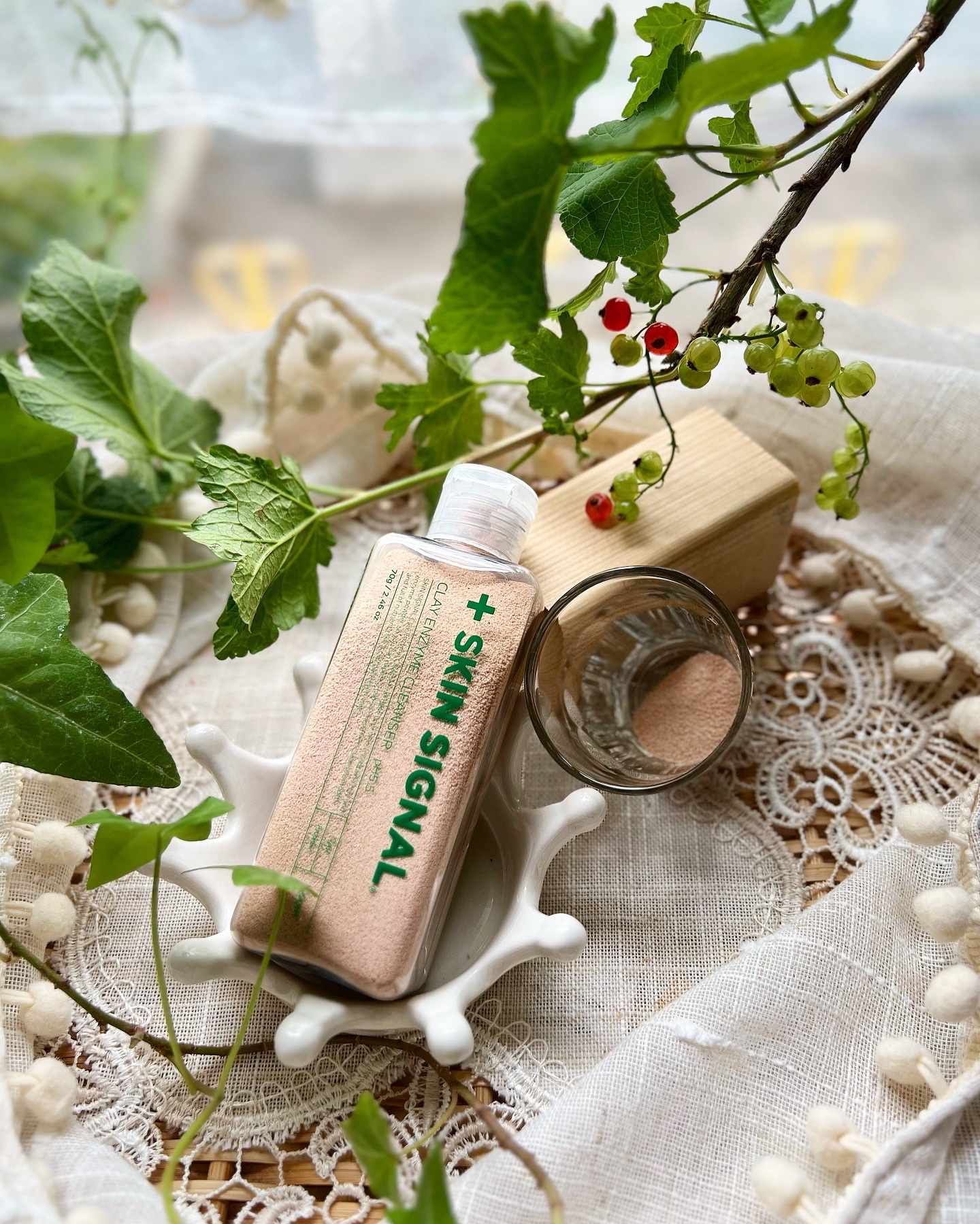 ピンククレイ酵素クレンザー/SKIN SIGNAL/洗顔パウダーを使ったクチコミ（3枚目）