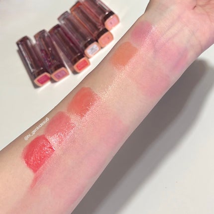 シャララスノーボールリップバーム/CORINGCO/口紅を使ったクチコミ(6枚目)