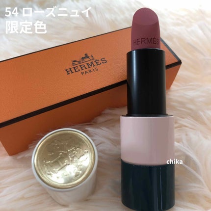 〈ルージュ・エルメス〉 ルージュ ア レーヴル マット/エルメス/口紅を使ったクチコミ(1枚目)