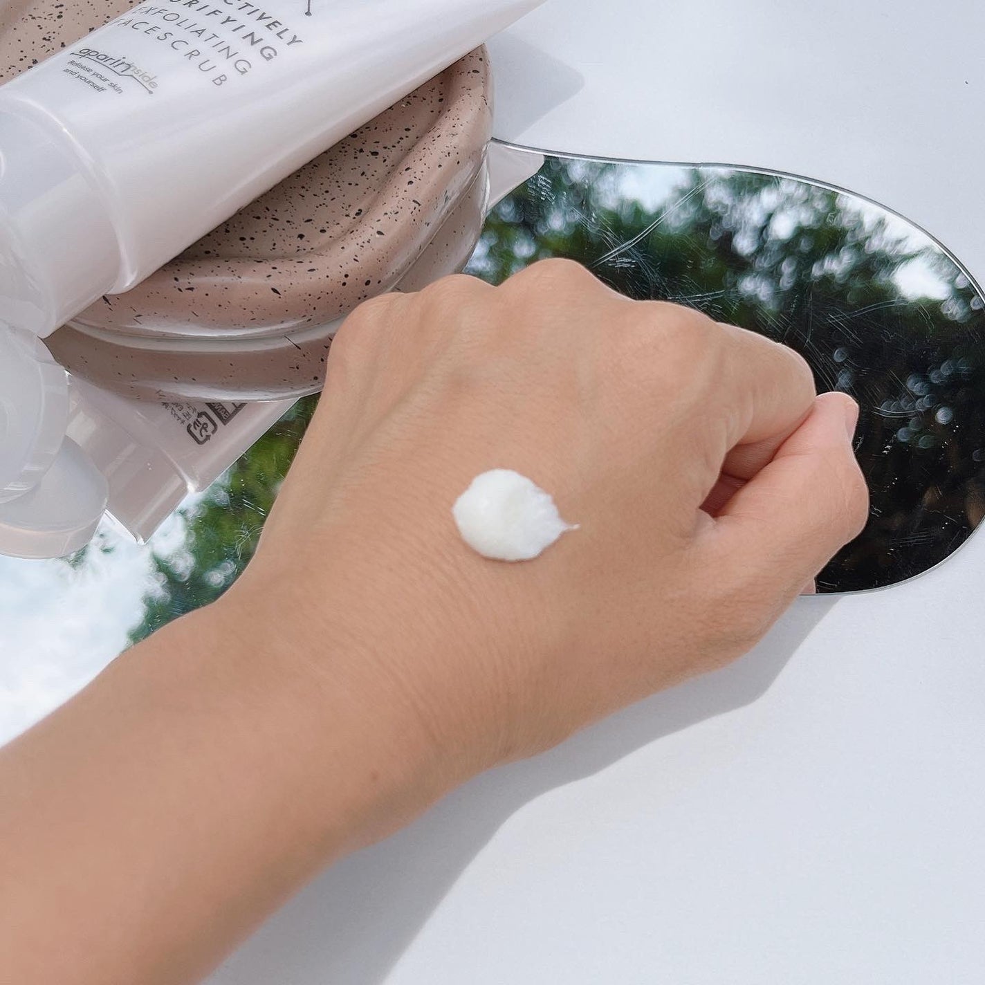 フェイススクラブ /HAP+R/スクラブ・ゴマージュを使ったクチコミ(4枚目)