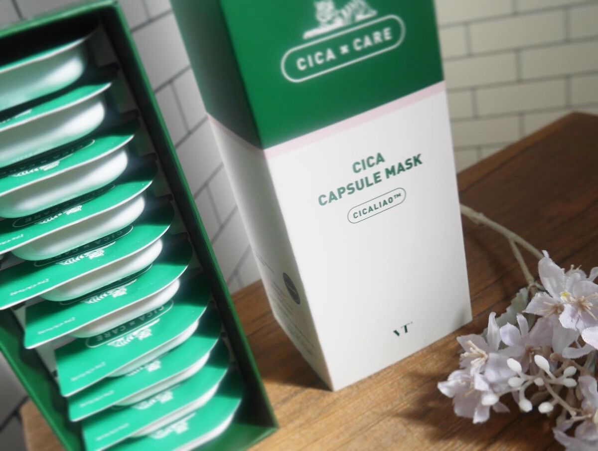 CICA カプセルマスク/VT/洗い流すパック・マスクを使ったクチコミ（2枚目）