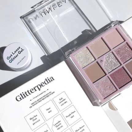 グリッターペディアアイパレット/unleashia/アイシャドウパレットを使ったクチコミ(10枚目)