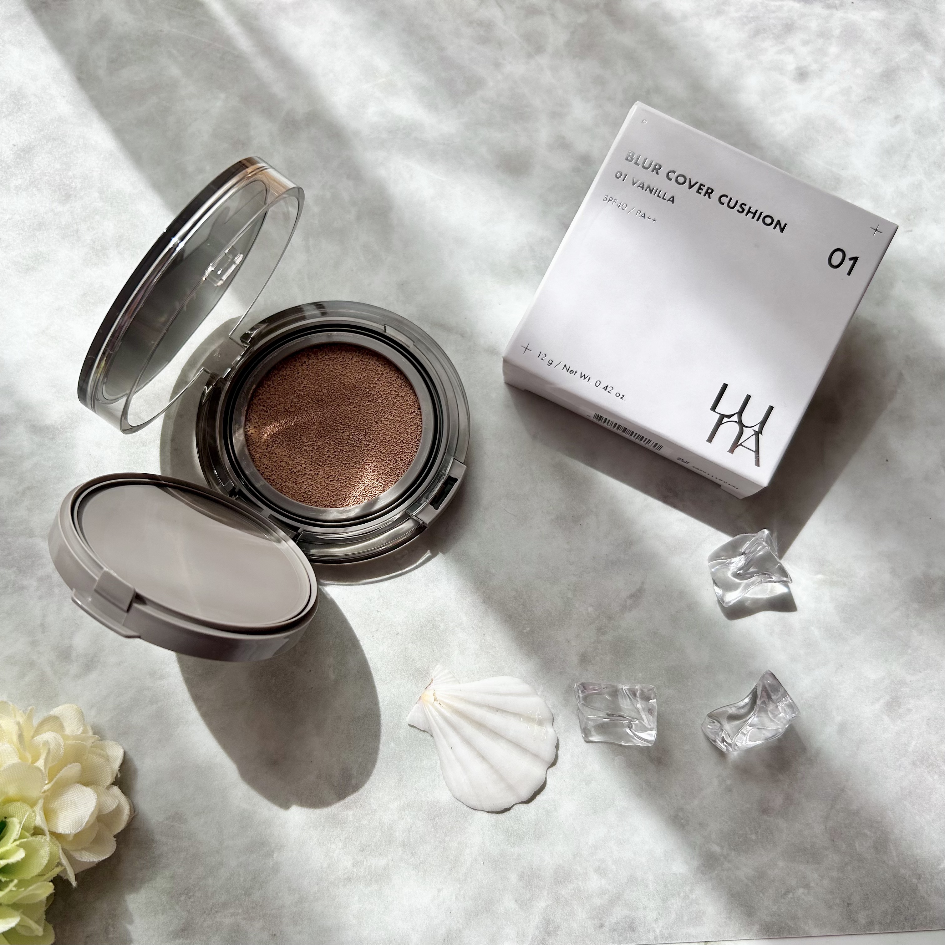 ブラーカバークッション/LUNA/クッションファンデーションを使ったクチコミ（1枚目）