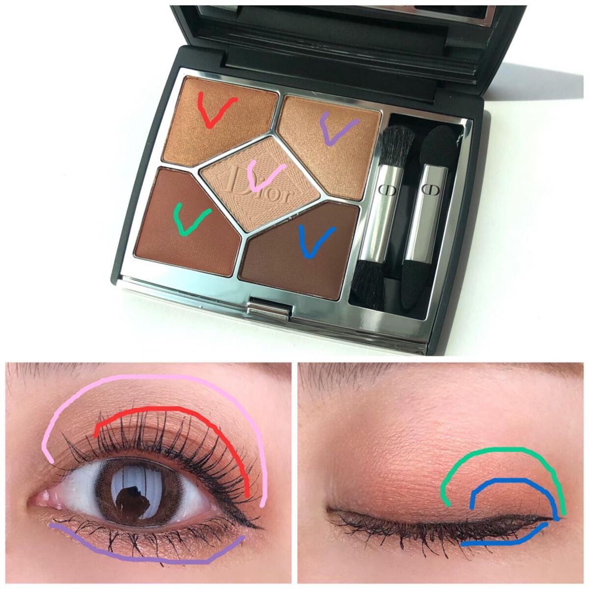 【旧】サンク クルール クチュール/Dior/アイシャドウパレットを使ったクチコミ(4枚目)