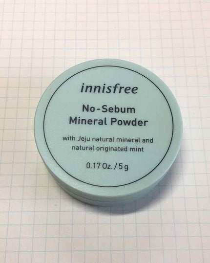 ノーセバム ミネラルパウダー/innisfree/ルースパウダーを使ったクチコミ(1枚目)