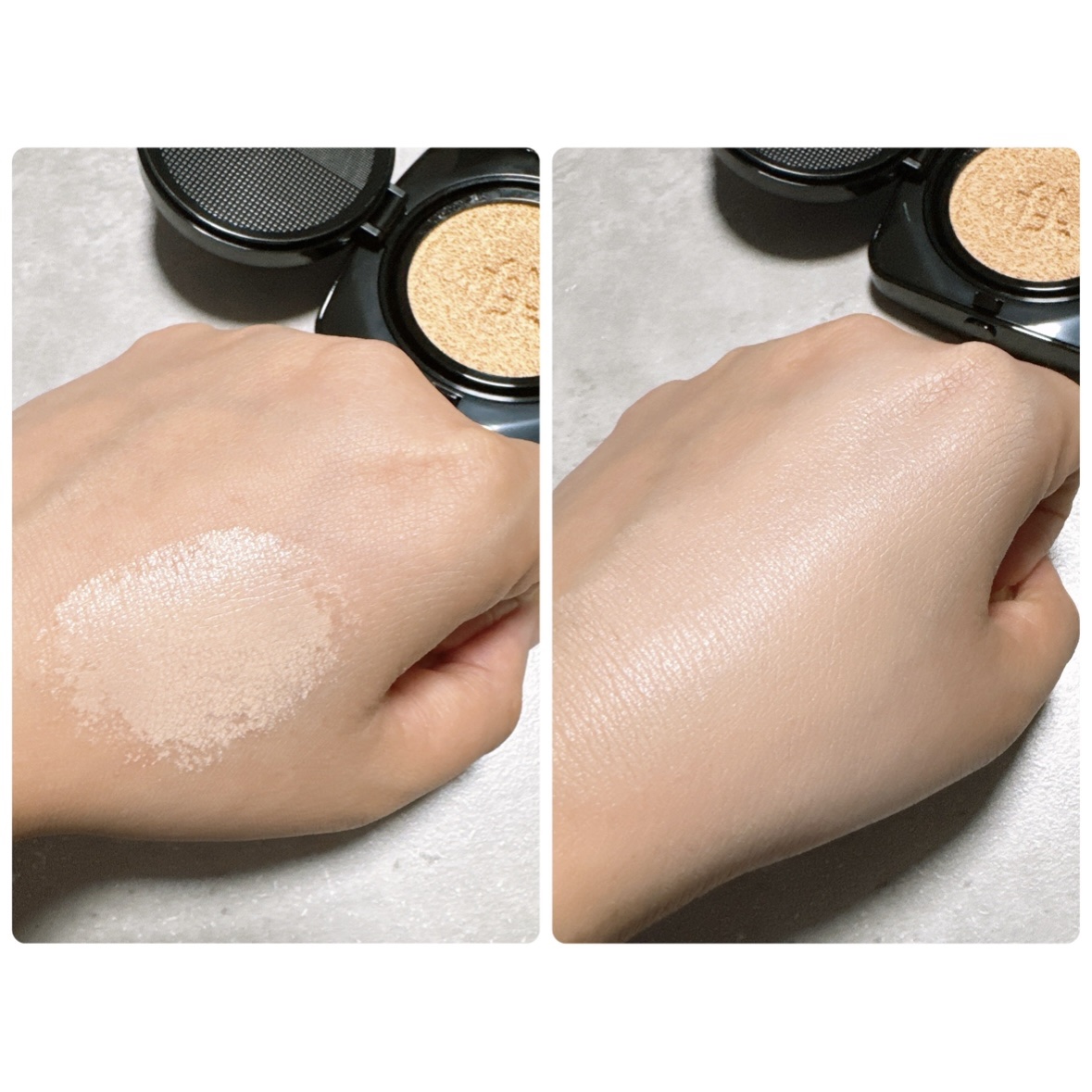 レイヤリングフィット グロークッションEX/TFIT/クッションファンデーションを使ったクチコミ（3枚目）