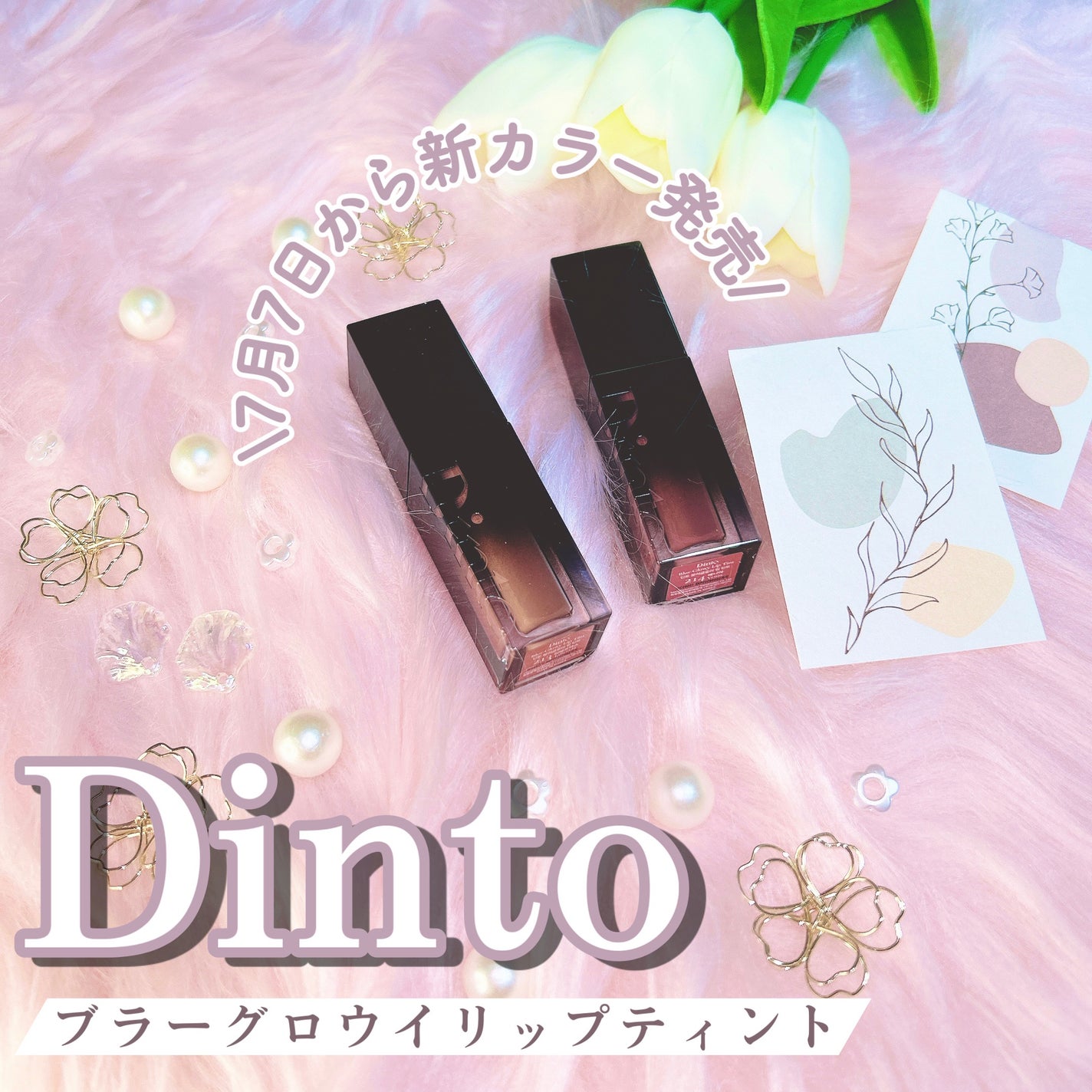 ブラーグロイリップティント/Dinto/リップティントを使ったクチコミ(1枚目)