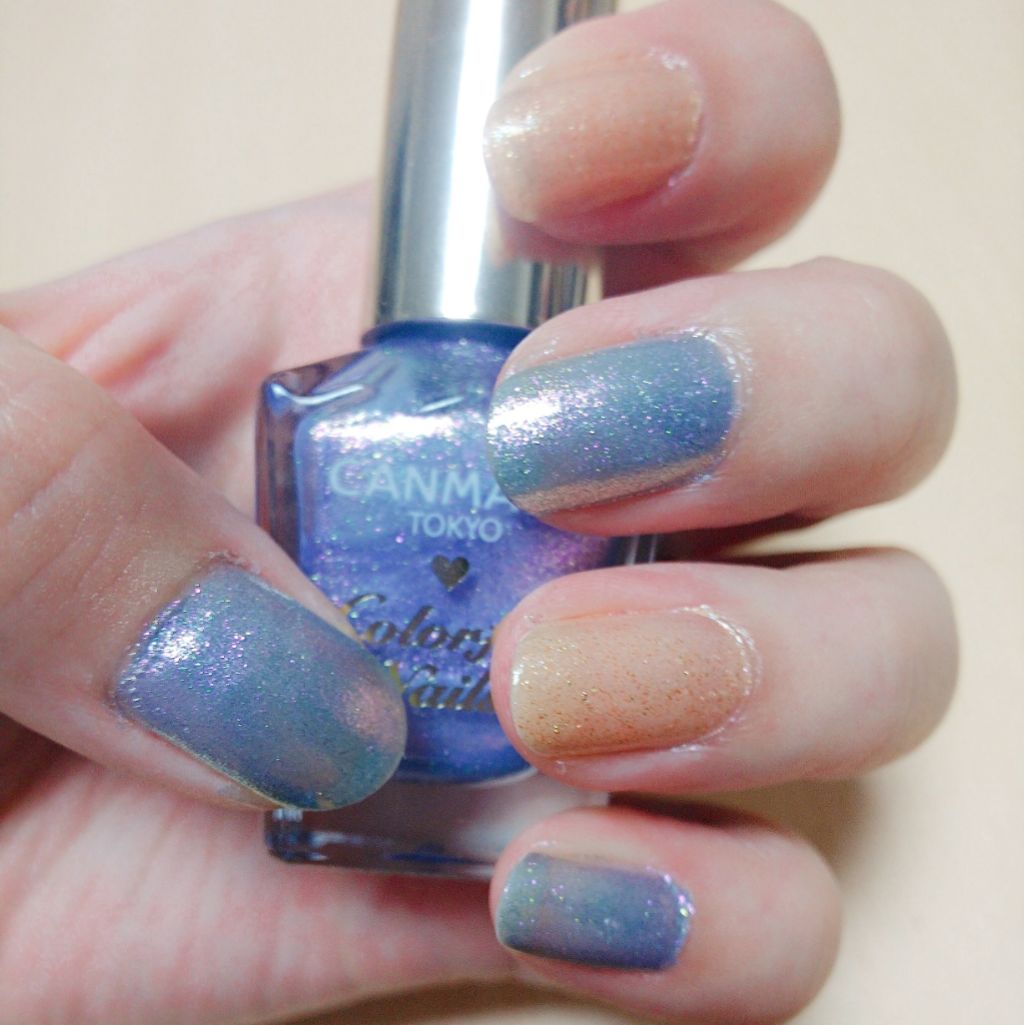 カラフルネイルズ N34 ファンタジースカイ/キャンメイク/マニキュアを使ったクチコミ（1枚目）