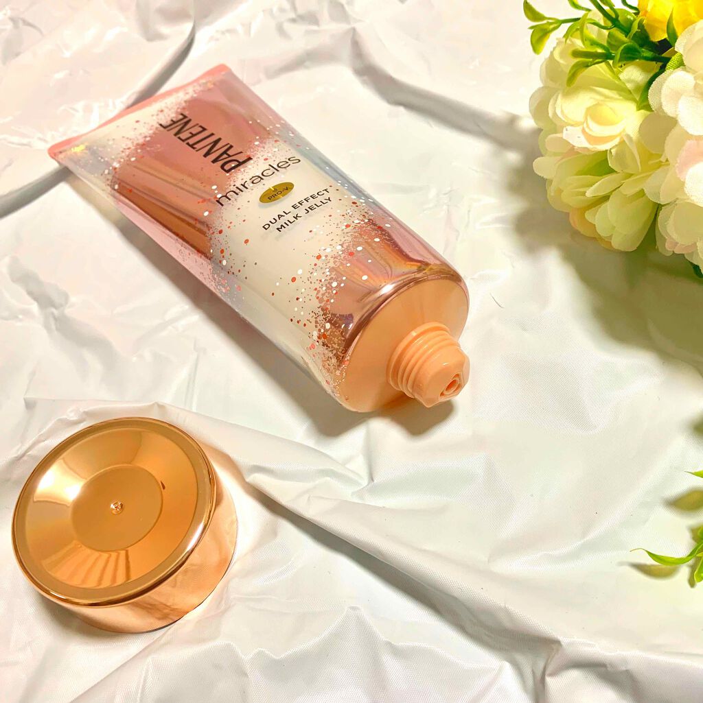 ミラクルズ デュアル エフェクト ミルク ジェリー/パンテーン/洗い流すヘアトリートメントを使ったクチコミ（2枚目）