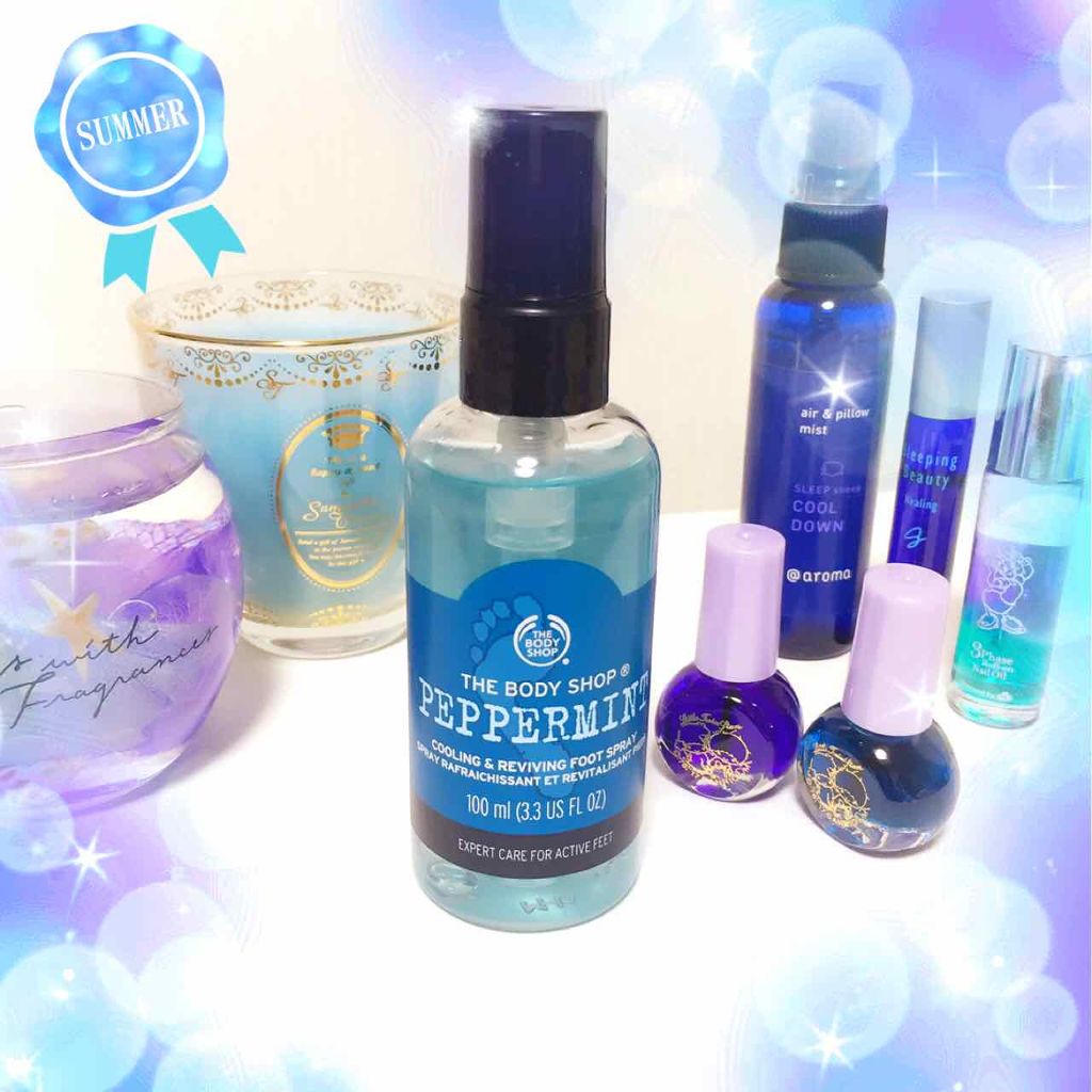ペパーミント クーリング フットスプレー/THE BODY SHOP/レッグ・フットケアを使ったクチコミ(1枚目)