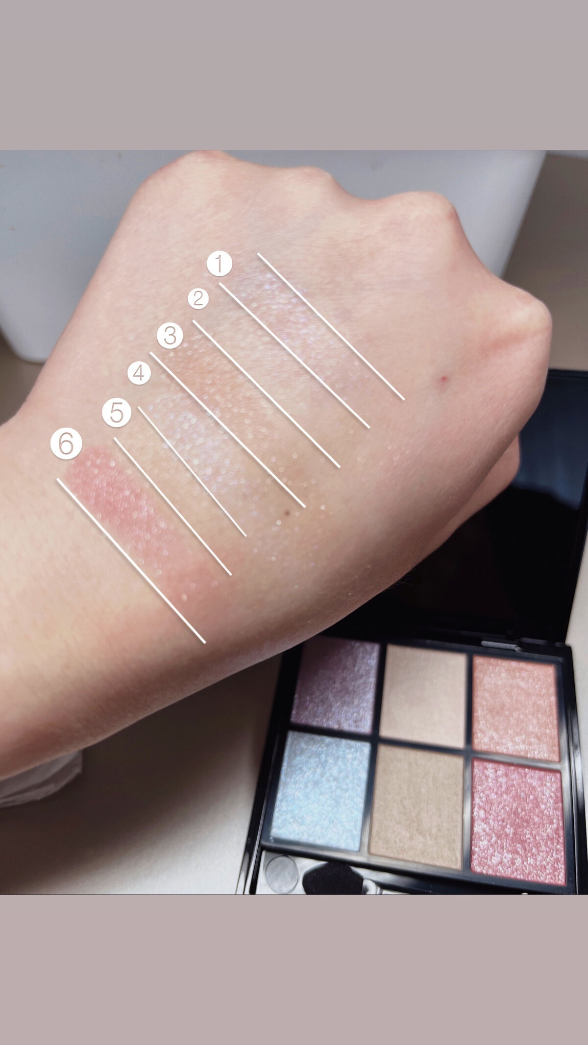バランシングカラーパレット/KATE/アイシャドウパレットを使ったクチコミ（3枚目）