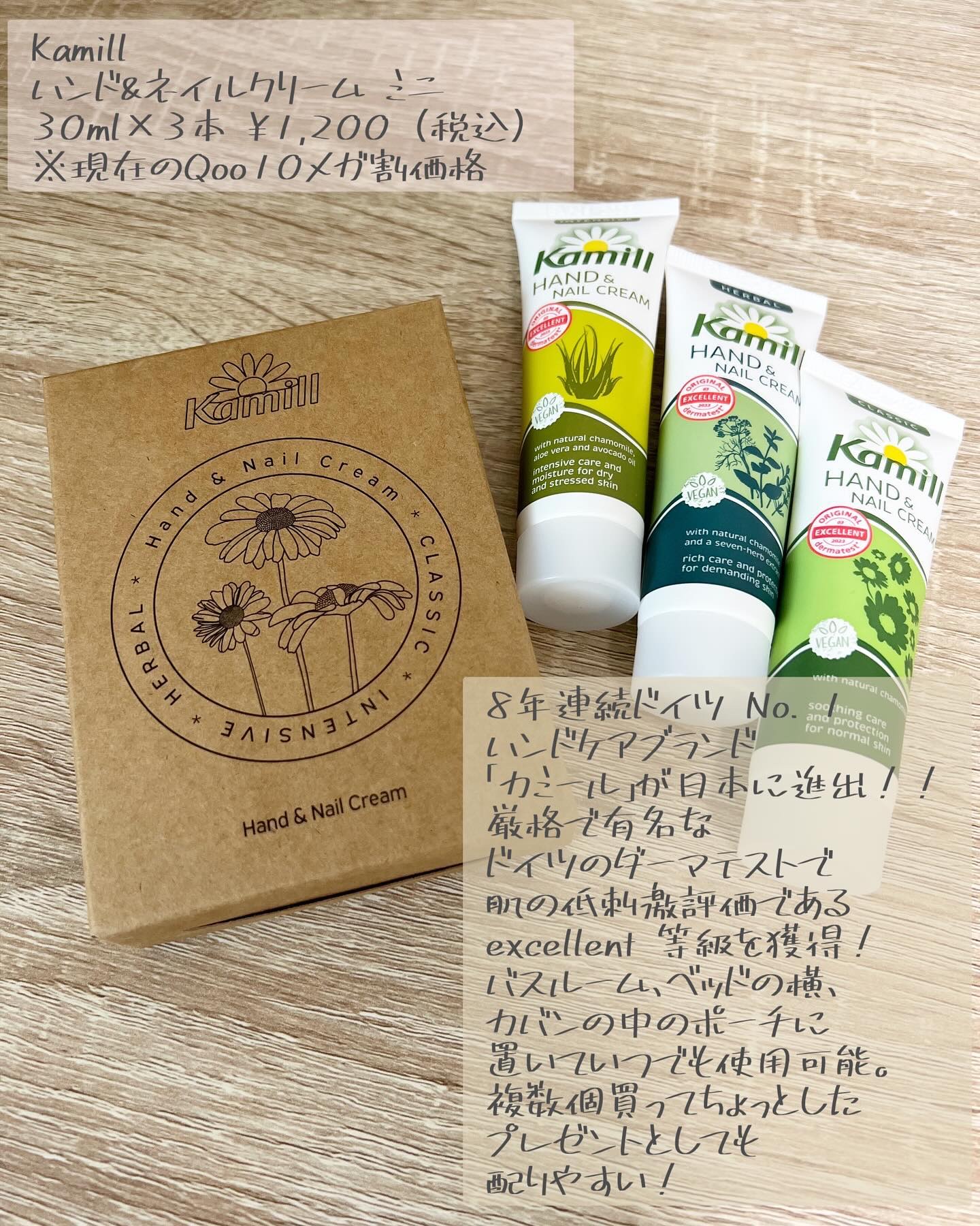 ハンド＆ネイルクリーム インテンシブ 3OML ミニ/カミール/ハンドクリームを使ったクチコミ（2枚目）