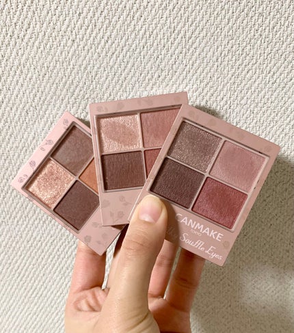 シルキースフレアイズ(マットタイプ)/キャンメイク/アイシャドウパレットを使ったクチコミ(2枚目)
