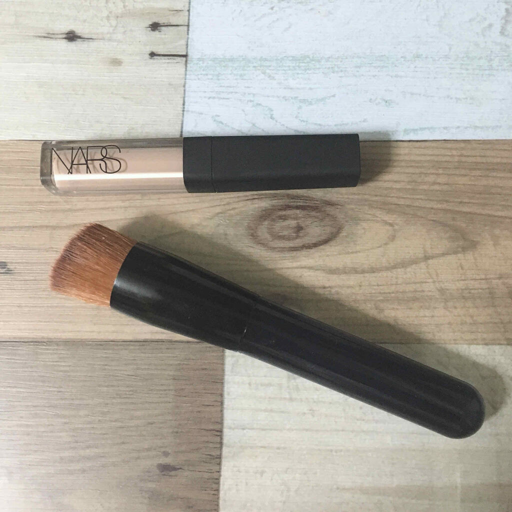 ファンデーション ブラシ 131　（専用ケース付き）/SHISEIDO/メイクブラシを使ったクチコミ（2枚目）