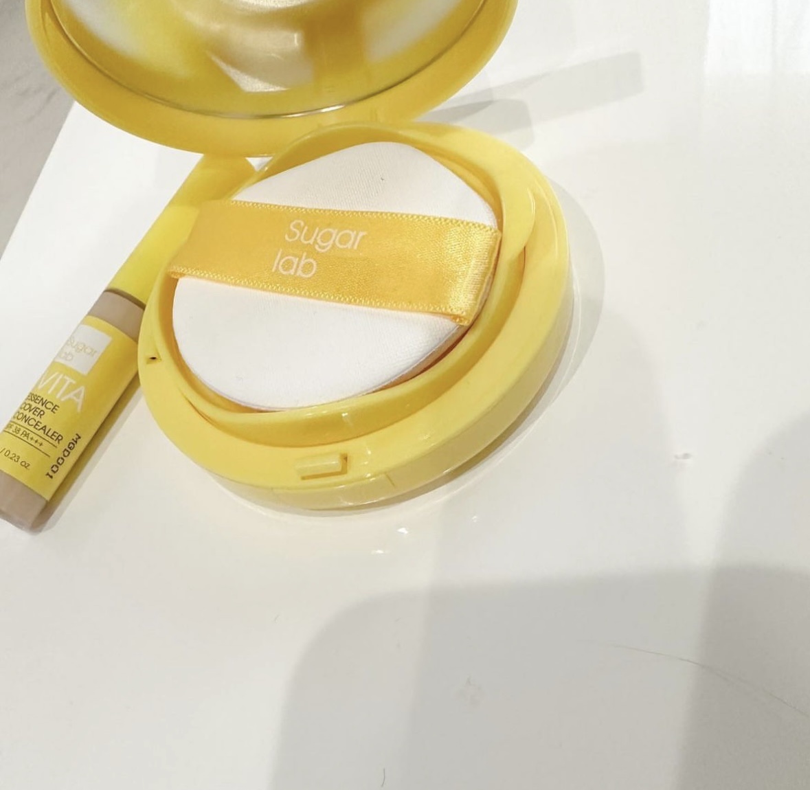 ビタエッセンスカバークッション/Sugar Lab/クッションファンデーションを使ったクチコミ（1枚目）