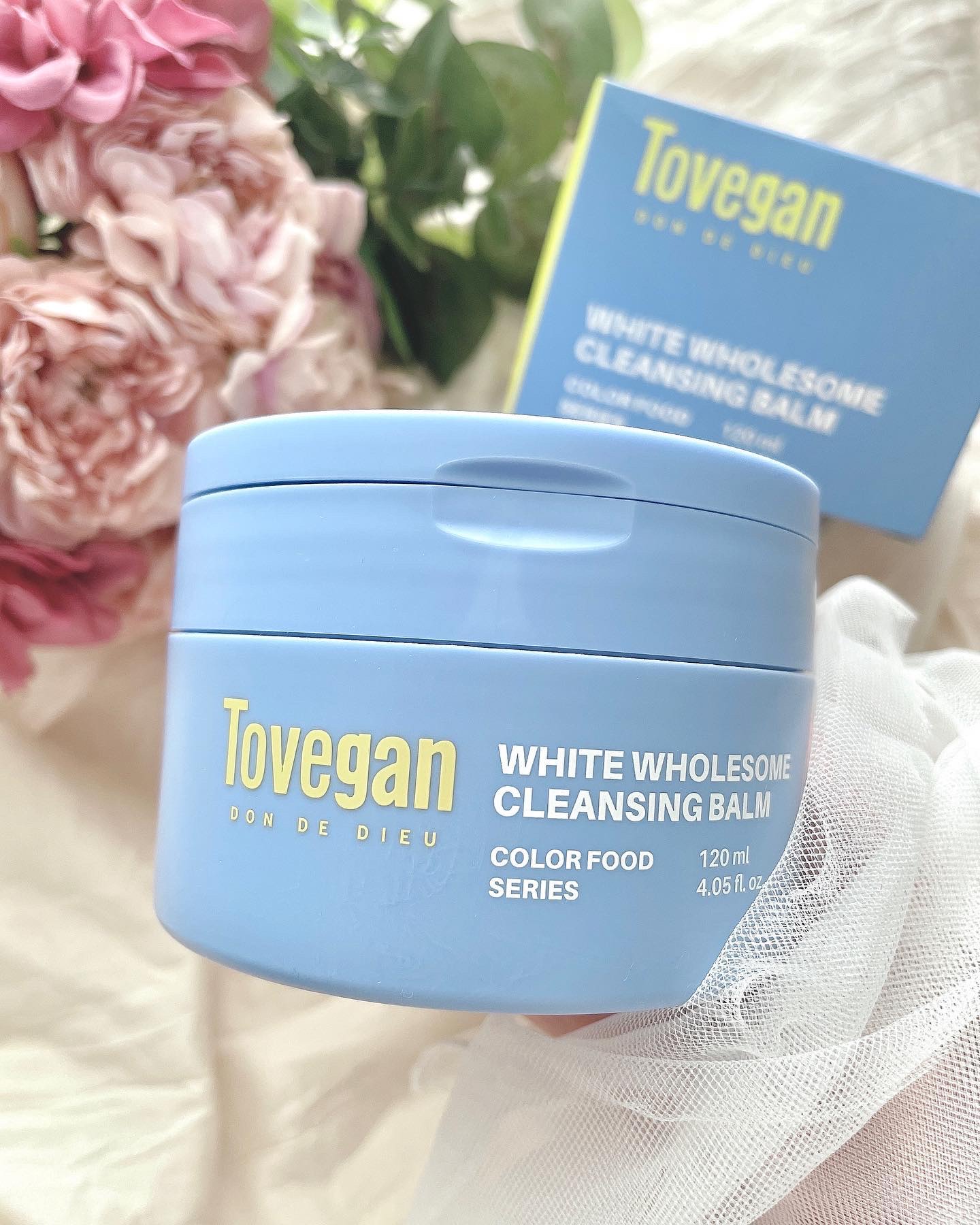 カラーフードシリーズホワイトホールサムクレンジングバーム/Tovegan/クレンジングバームを使ったクチコミ（3枚目）