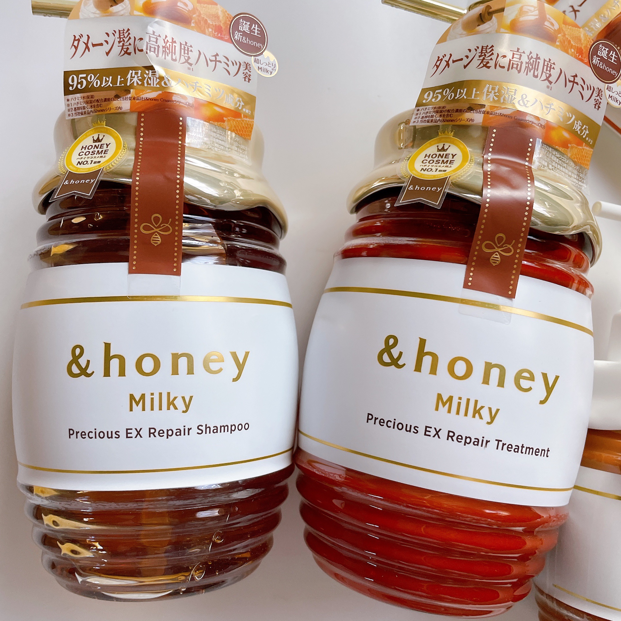 ミルキー プレシャス EX リペア シャンプー1.0 / ヘアトリートメント2.0/&honey/市販シャンプーを使ったクチコミ（2枚目）