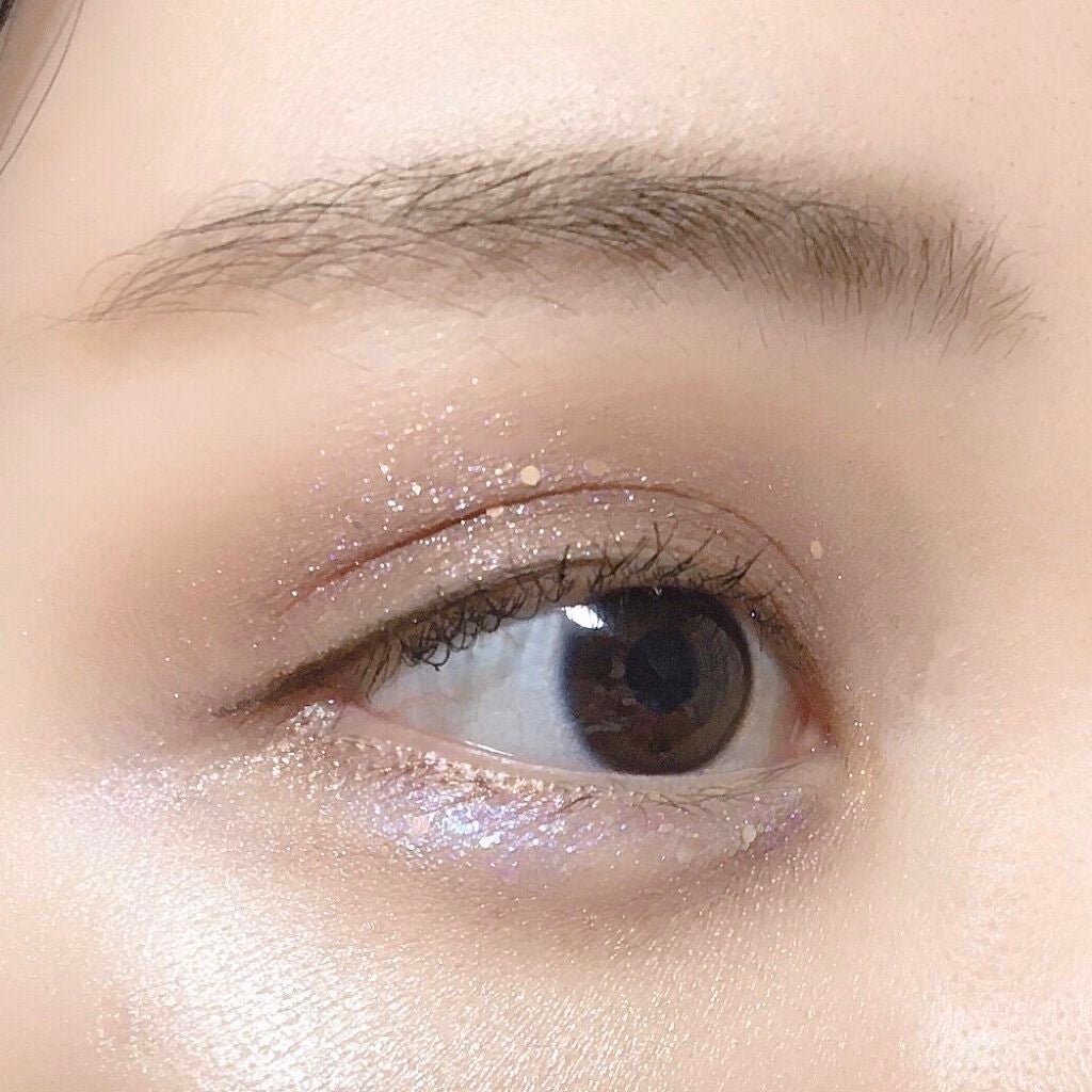 リキッド グリッター シャドウ/rom&nd/グリッターを使ったクチコミ(3枚目)