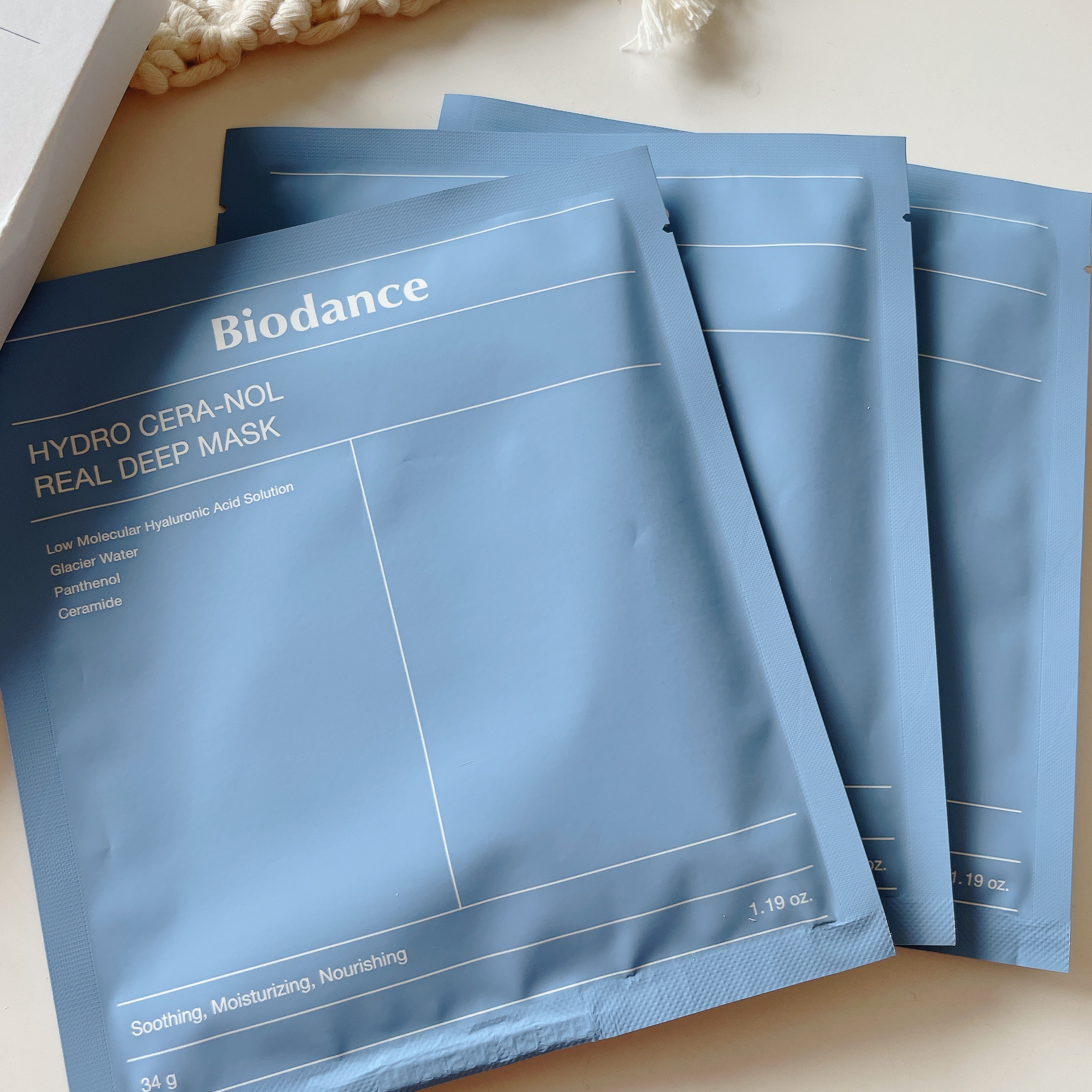 ハイドロセラノールリアルディープマスク/Biodance/シートマスク・パックを使ったクチコミ（2枚目）