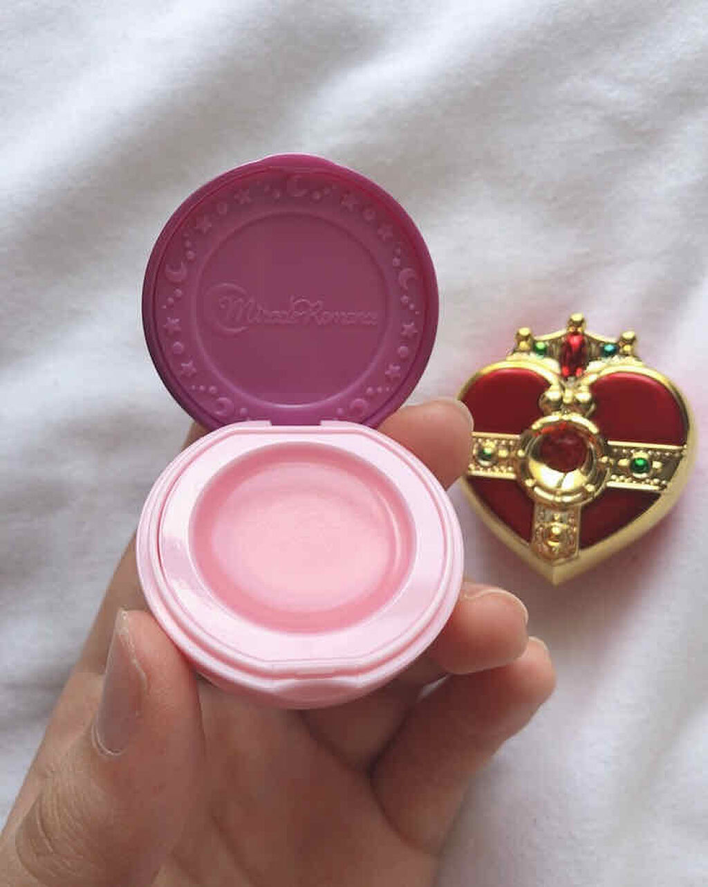 マルチキャリーバーム5 幻の銀水晶/ミラクルロマンス/リップバームを使ったクチコミ（2枚目）