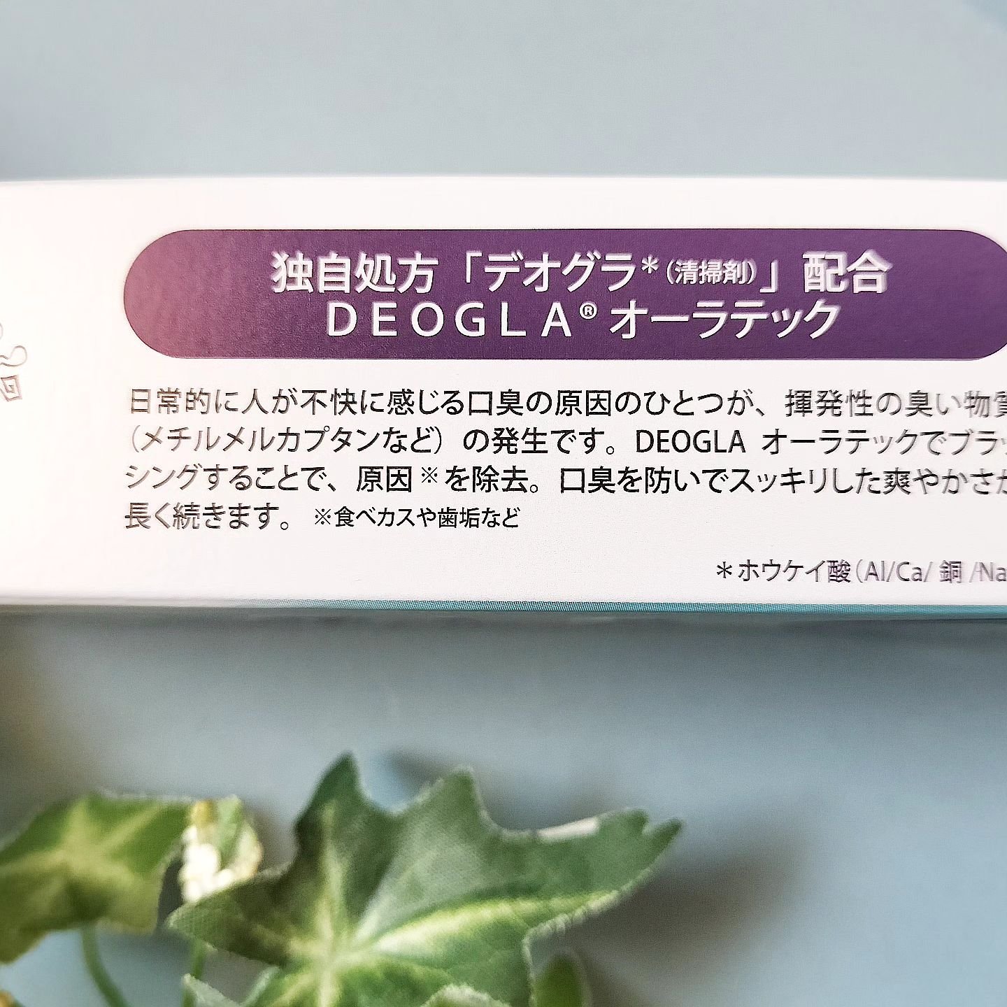 デオグラオーラテック オリジナル/DEOGLA/歯磨き粉を使ったクチコミ（2枚目）